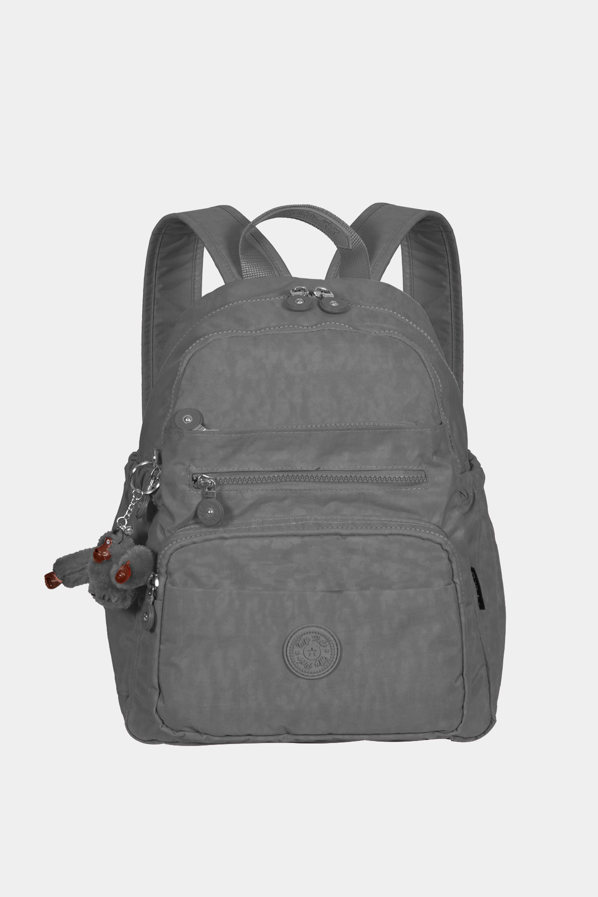 8745 Midi Krinkıl Günlük Sırt Çantası RENK: KOYU GRİ resmi