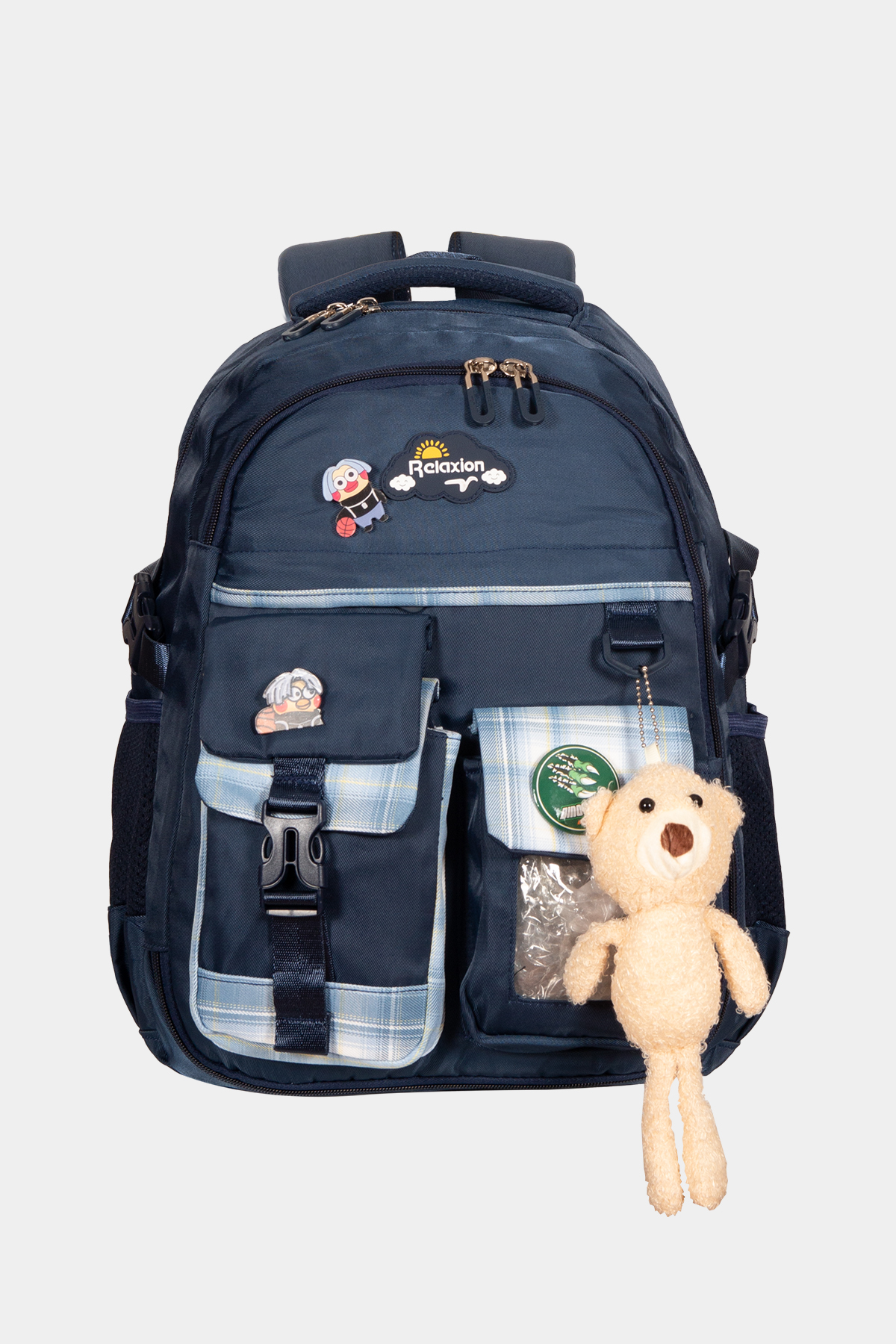 1450 Ayıcıklı İlkokul Sırt Çantası RENK: Lacivert resmi