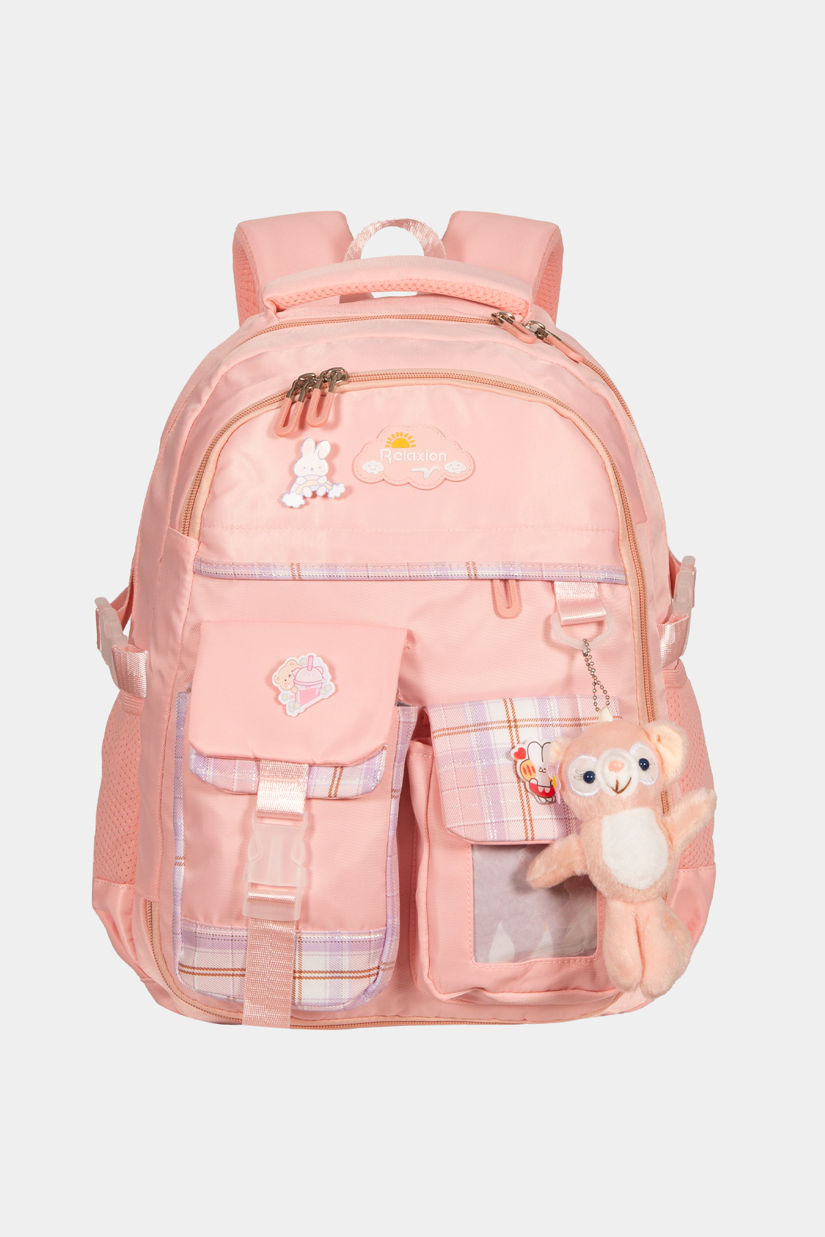 1450 Ayıcıklı İlkokul Sırt Çantası RENK: Pembe resmi