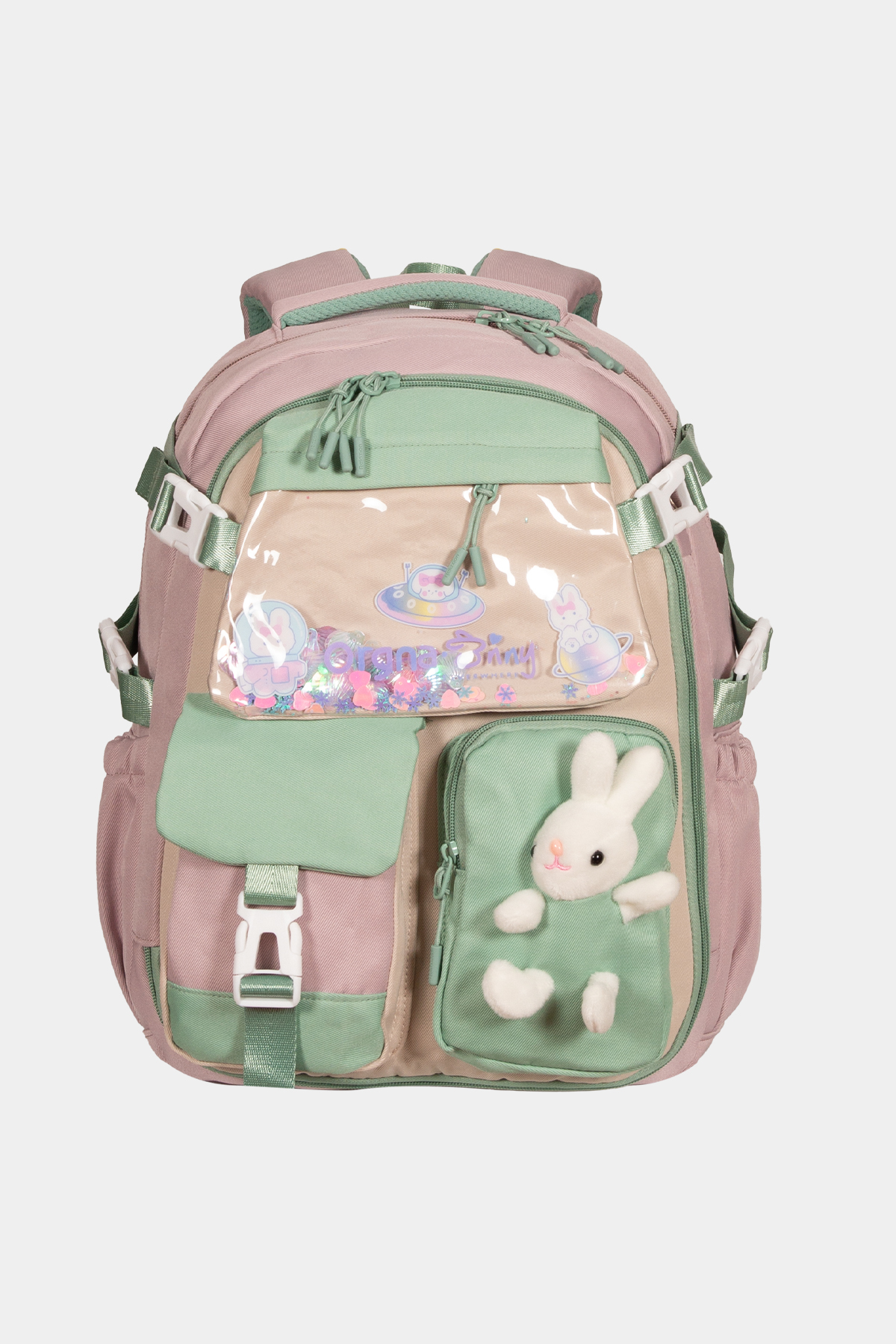 1460 Ayıcıklı İlkokul Sırt Çantası RENK: Lila Mint resmi
