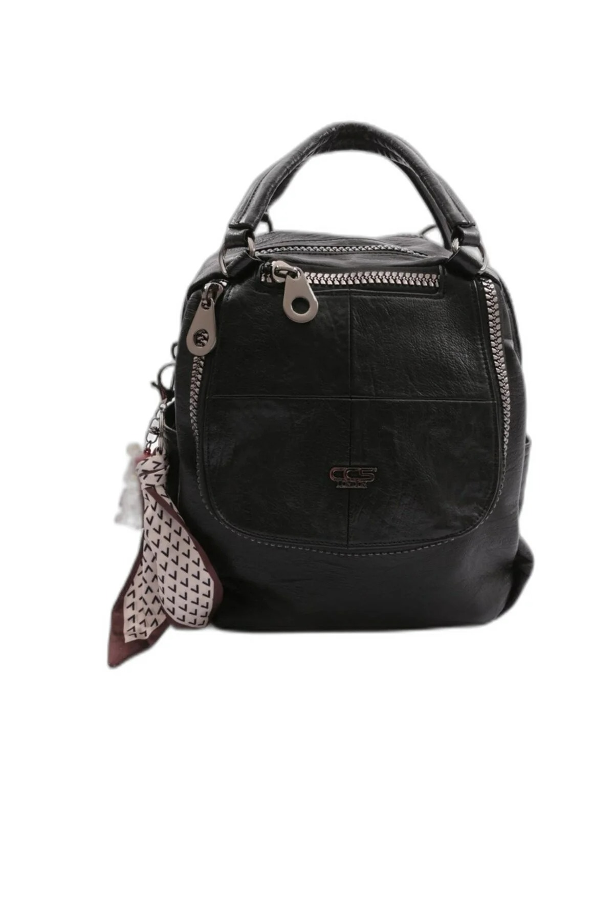 17393 Omuz Askılı Kadın Sırt Çantası RENK: Siyah resmi