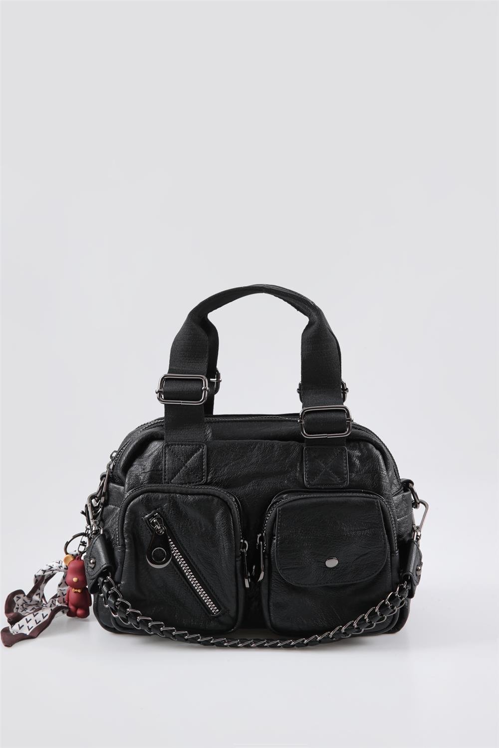 17394 Omuz Askılı Kadın Kol Çantası RENK: Siyah resmi