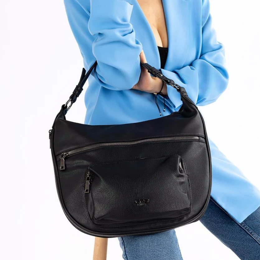 17432 Askılı Çapraz Kadın Çantası RENK: Siyah resmi