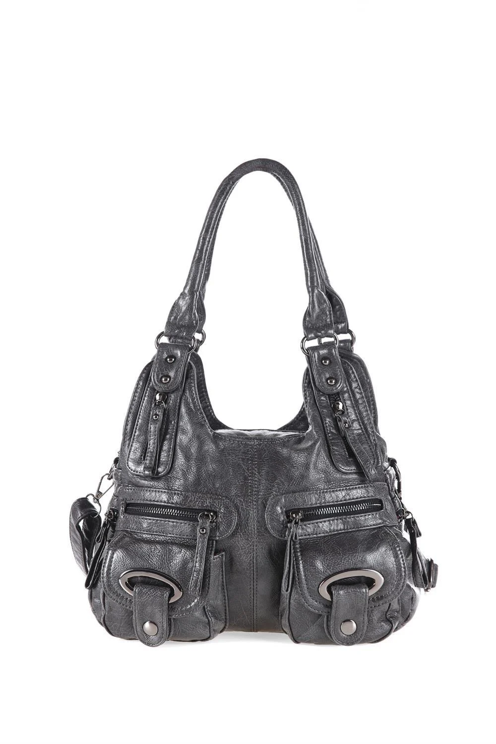 17494 Kadın Omuz Askılı Kol Çantası RENK: Gri resmi