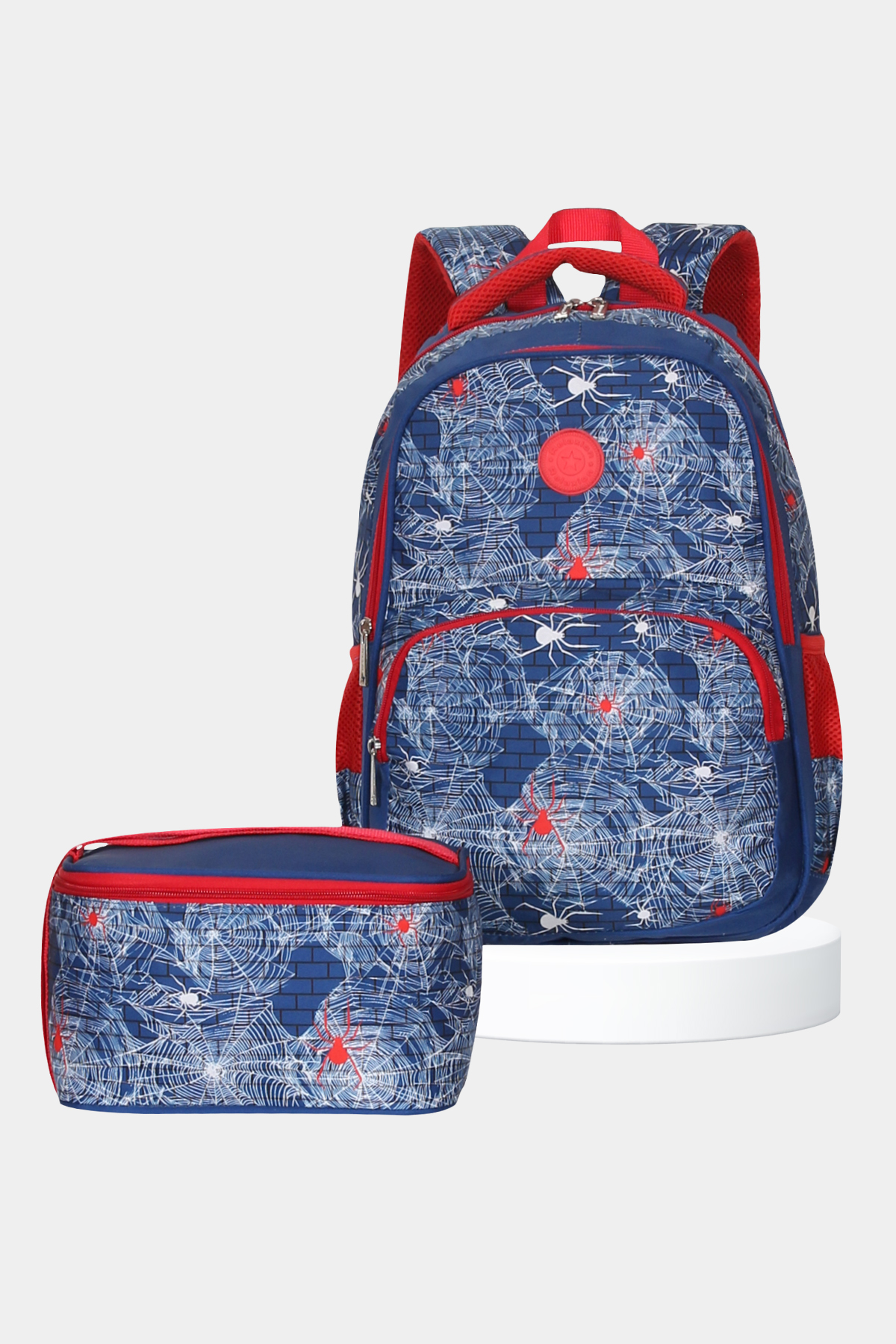 1360 Beslenmeli Okul Sırt Çantası Takımı DESEN: ÖRÜMCEK resmi