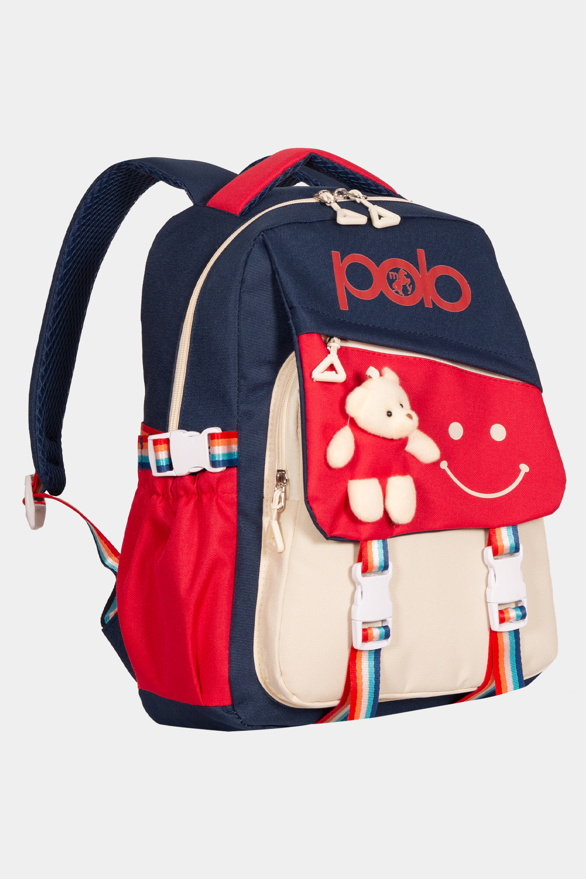 2015 Ayıcıklı İlkokul Çantası RENK: LACİVERT resmi