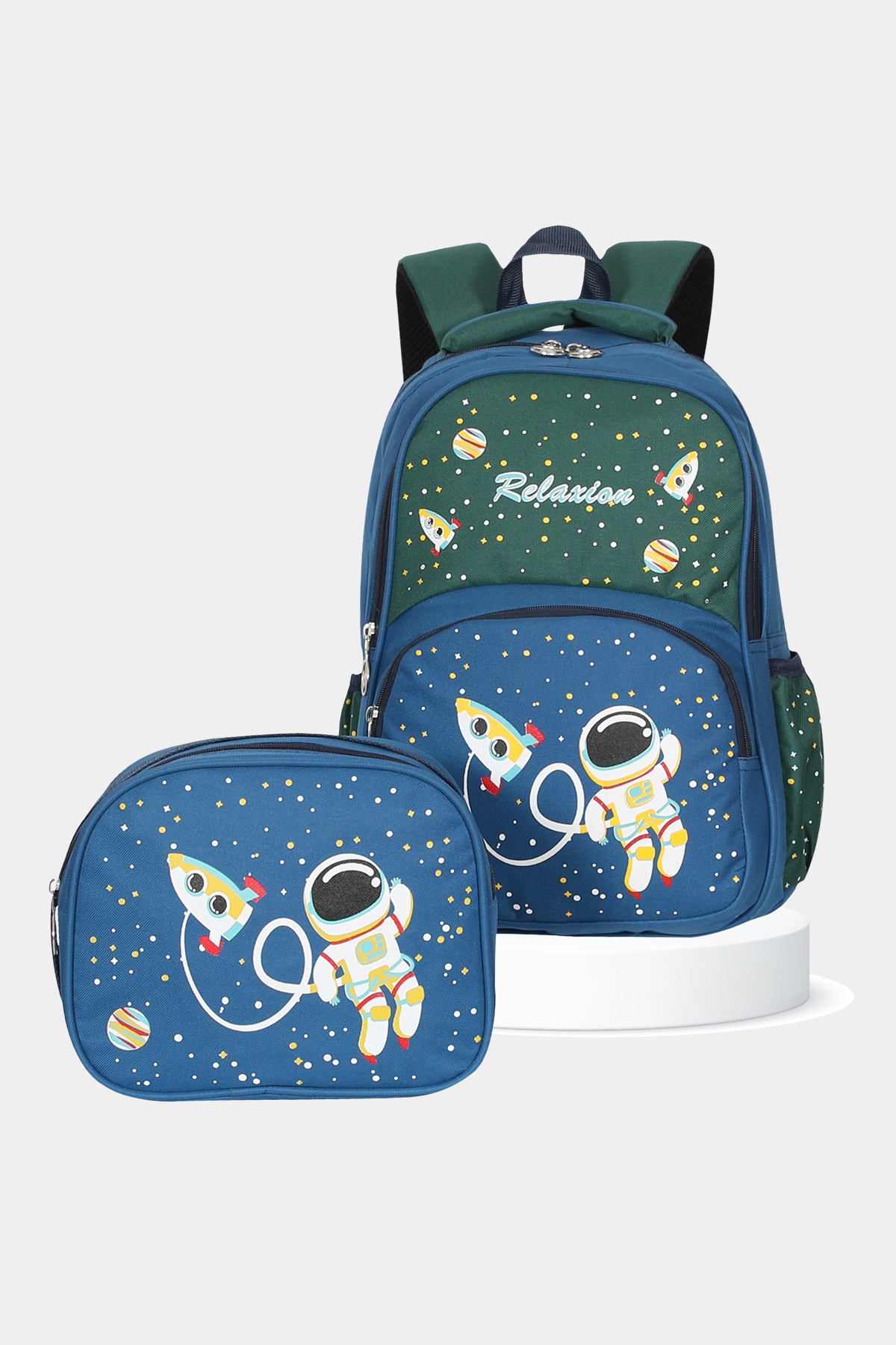 1340 Beslenmeli İlkokul Sırt Çantası Takımı DESEN: ASTRONOT resmi
