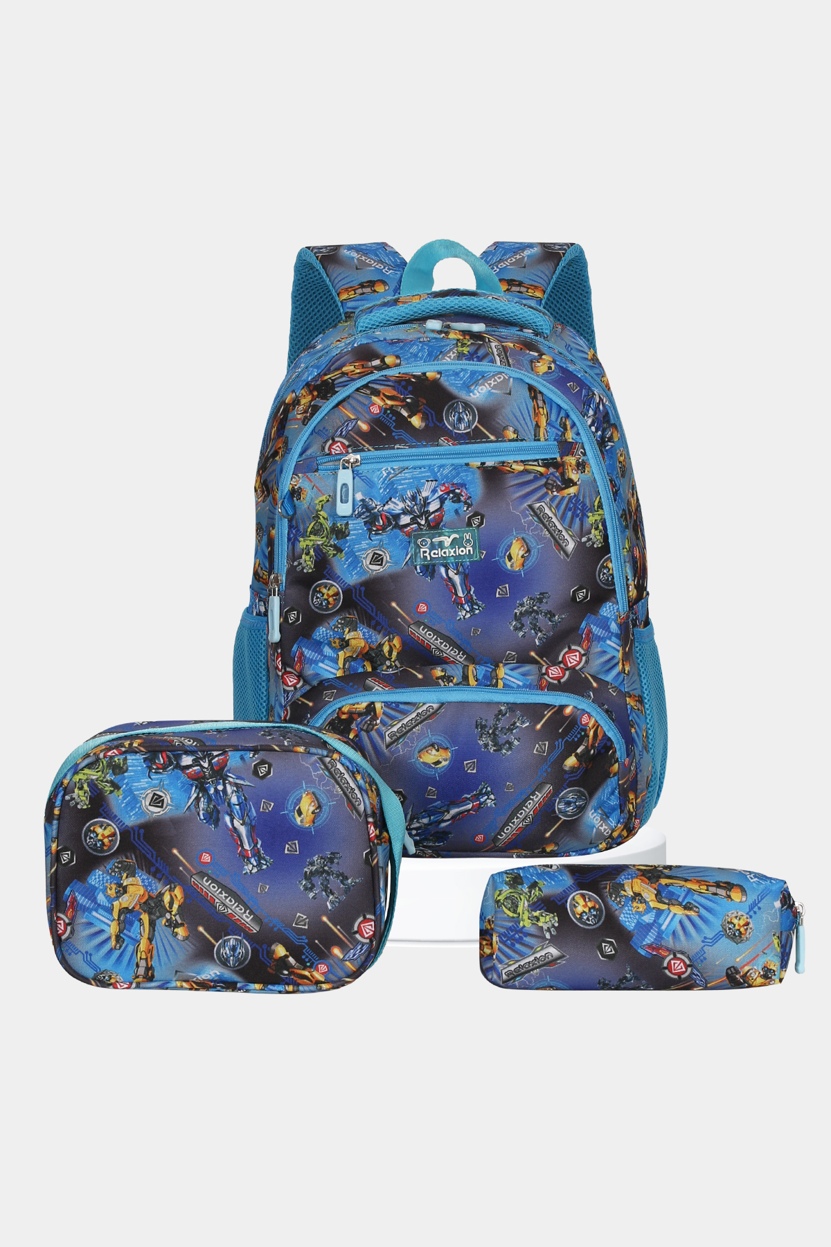 8650 3'lü Set İlkokul Sırt Çantası Takımı DESEN: ROBOT resmi