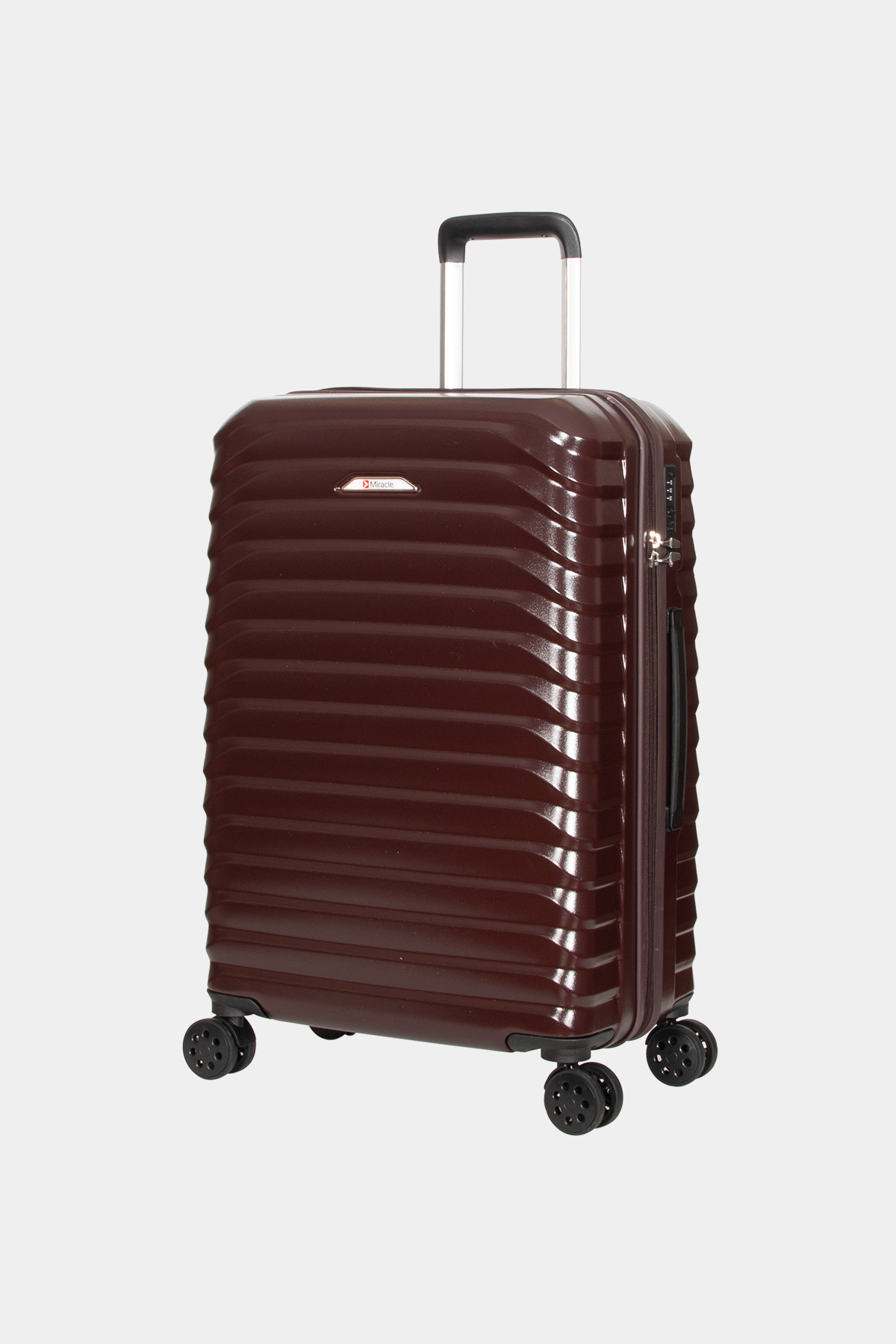 724 Polikarbon Darbeye Dayanıklı Lüks Üçlü Valiz Seti RENK: P.Moru resmi