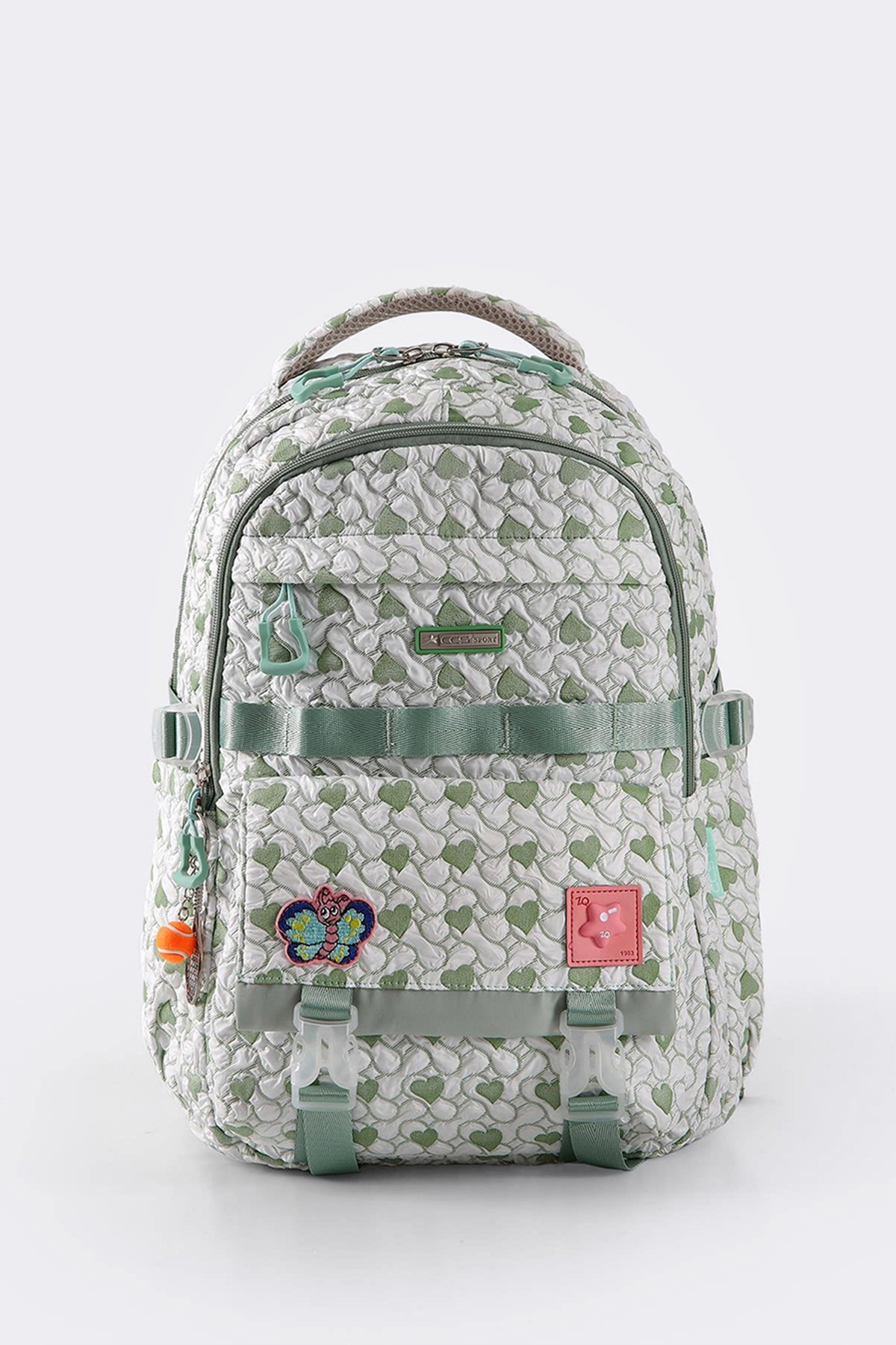 51933 Desenli İlk Ve Orta Okul Sırt Çantası RENK: Yeşil resmi