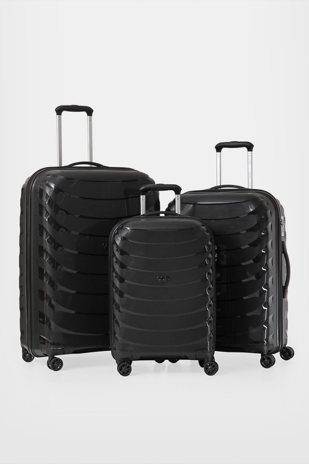 5263 Polipropilen Üçlü Valiz Seti RENK: Siyah resmi