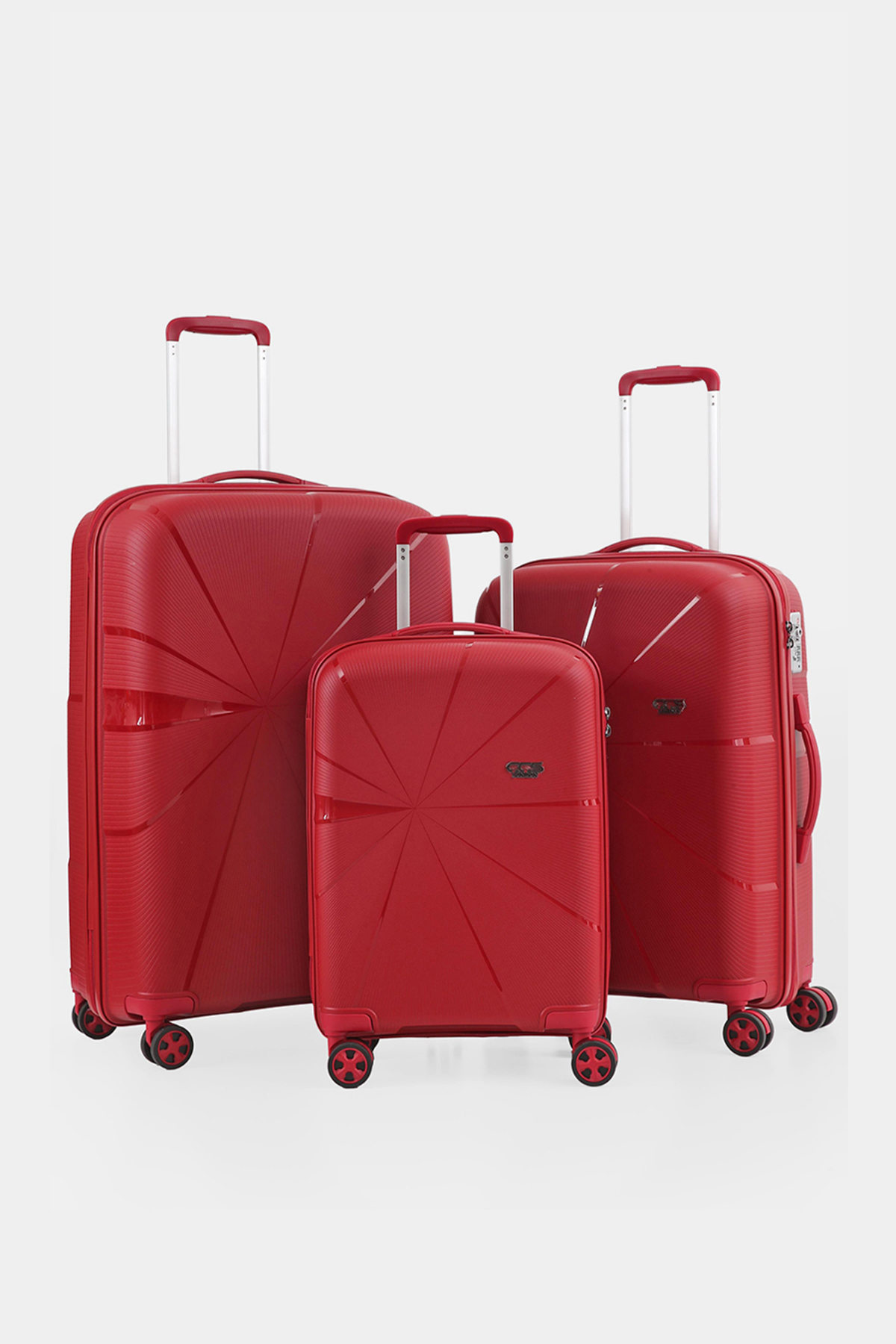 5264 Polipropilen 3 lü Valiz Seti RENK: Bordo resmi