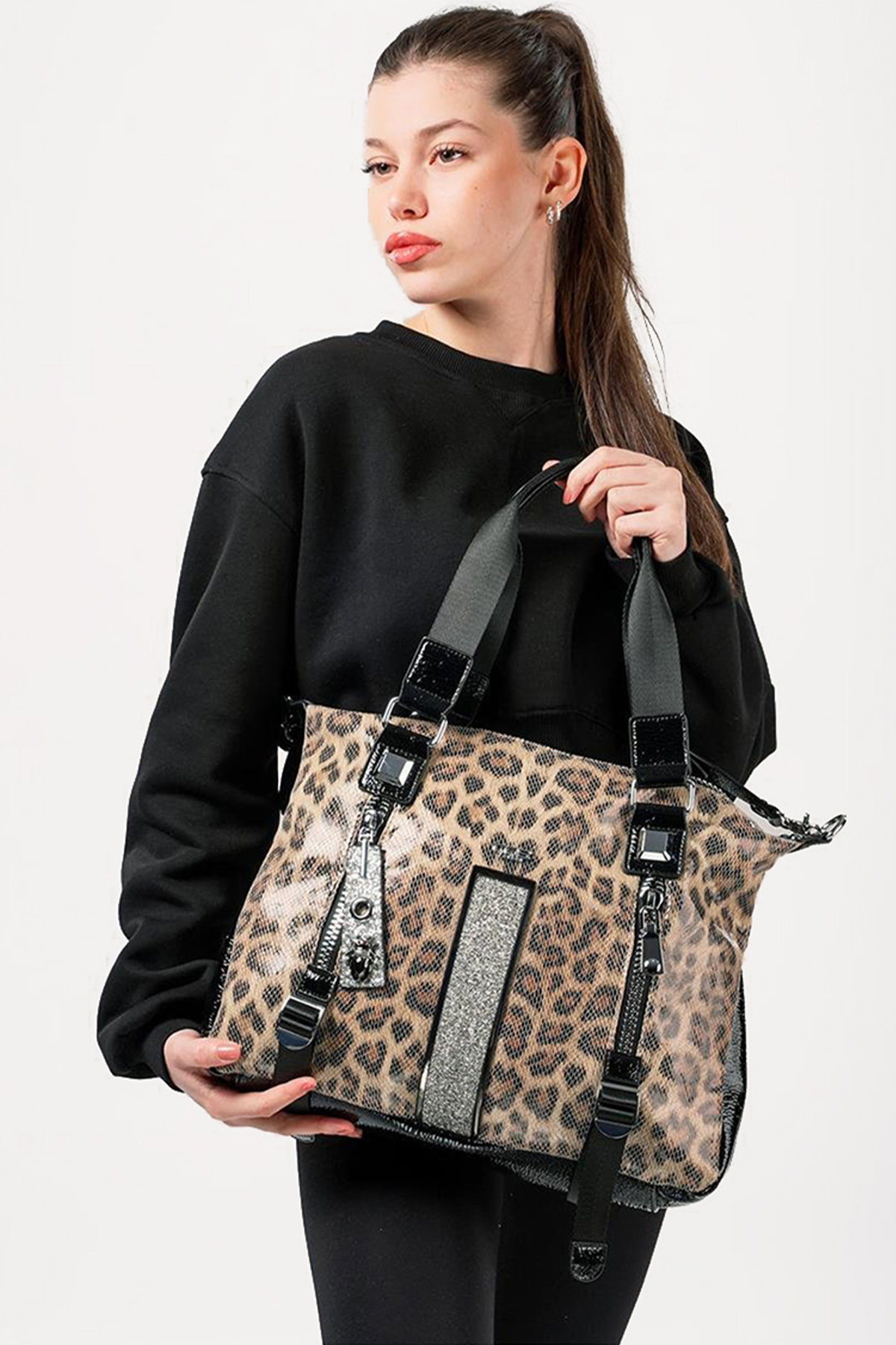 18002 Kadın Kol Çantası RENK: Kahve resmi